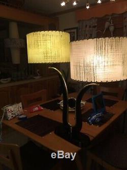 Vintage Majestic Lamp With Fiberglass Shade