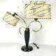 Vintage Majestic Mid-century Lamp With Fiberglass Shades