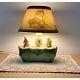 Vintage Mccoy Pottery Tv Table Lamp Two Hand Painted Birds With Shade Usa Rare