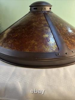Vintage Mica Lamp Co 24 in Replacement For Genuine Mica Bungalow Lamp Shade