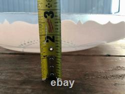 Vintage Mid Century Atomic Pink Glass Ceiling Light Shade