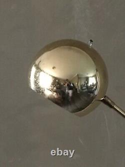 Vintage Mid Century Eames Era Atomic Eyeball Orb Shade ARC Pole Floor Lamp