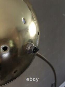 Vintage Mid Century Eames Era Atomic Eyeball Orb Shade ARC Pole Floor Lamp