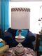 Vintage Mid Century Frederick Cooper Chicago Table Lamp & Shade Huge