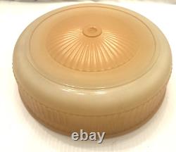 Vintage Mid Century Glass Ceiling Light Shade 10 inch MCM