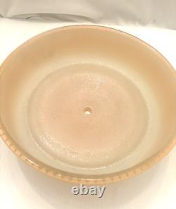 Vintage Mid Century Glass Ceiling Light Shade 10 inch MCM