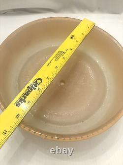 Vintage Mid Century Glass Ceiling Light Shade 10 inch MCM