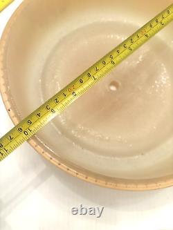 Vintage Mid Century Glass Ceiling Light Shade 10 inch MCM