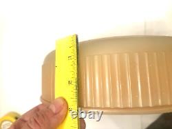Vintage Mid Century Glass Ceiling Light Shade 10 inch MCM
