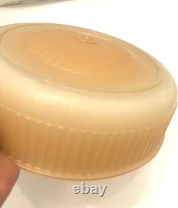 Vintage Mid Century Glass Ceiling Light Shade 10 inch MCM