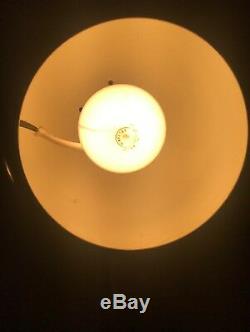 Vintage Mid Century Modern Eames Atomic Eyeball Orb Shade ARC Pole Floor Lamp