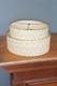 Vintage Mid Century Modern Fiberglass Lamp Shade Two Tier 1960's Atomic Retro