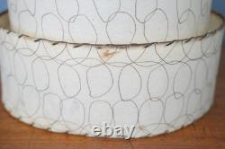 Vintage Mid Century Modern Fiberglass Lamp Shade Two Tier 1960's Atomic Retro