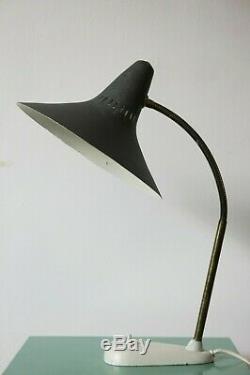 Vintage Mid Century Modern UFO Saucer Shade Desk Lamp