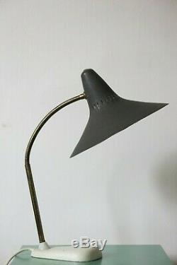 Vintage Mid Century Modern UFO Saucer Shade Desk Lamp