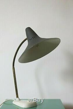 Vintage Mid Century Modern UFO Saucer Shade Desk Lamp