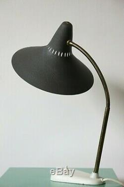 Vintage Mid Century Modern UFO Saucer Shade Desk Lamp