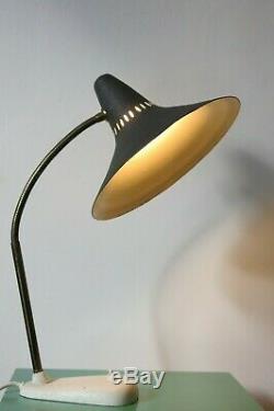 Vintage Mid Century Modern UFO Saucer Shade Desk Lamp