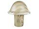 Vintage Mid Century Peill & Putzler Handblown Glass Mushroom Lamp 19 X 15