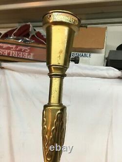Vintage Mid Century Rembrandt Torch Lamp 51.5in Tall With Out Shade Working