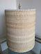 Vintage Midcentury 1950s Maria Kipp Slat & Chenille Neutra Laszlo Era Lamp Shade