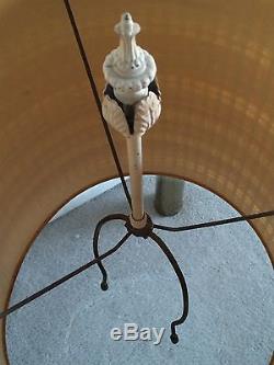 Vintage Midcentury 1950s Maria Kipp Slat & Chenille Neutra Laszlo Era Lamp Shade