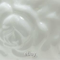 Vintage Milk Glass Oil Lamp Shade