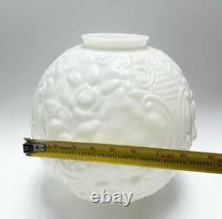 Vintage Milk Glass Oil Lamp Shade