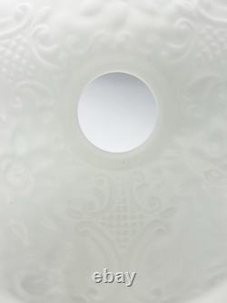 Vintage Milk Glass Oil Lamp Shade