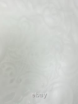 Vintage Milk Glass Oil Lamp Shade