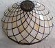 Vintage Mission Arts & Crafts Leaded Slag Stained Glass Lamp Shade Only