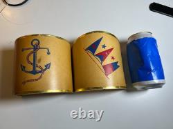 Vintage Nautical Wall Sconce Clip Clamp on Bulb Shade Shades Anchor Mid Century
