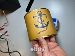 Vintage Nautical Wall Sconce Clip Clamp on Bulb Shade Shades Anchor Mid Century Vintage Nautical Wall Sconce Clip Clamp on Bulb Shade Shades Anchor Mid Century
