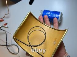 Vintage Nautical Wall Sconce Clip Clamp on Bulb Shade Shades Anchor Mid Century