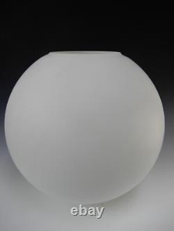 Vintage Neckless Milk Glass Globe Lamp Replacement Shade 16 Diameter