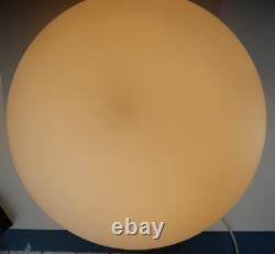 Vintage Neckless Milk Glass Globe Lamp Replacement Shade 16 Diameter