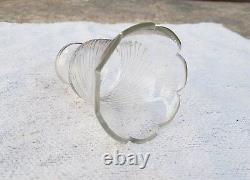 Vintage Old Early Scarce F & C Osler Mark Clear Glass Lamp Shade