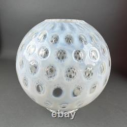 Vintage Opalescent Coin Dot Ball Globe Lamp Shade