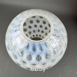 Vintage Opalescent Coin Dot Ball Globe Lamp Shade