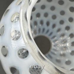 Vintage Opalescent Coin Dot Ball Globe Lamp Shade