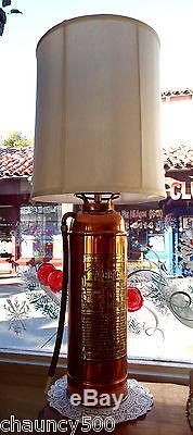 Brass Fire Extinguisher Lamp Shade, Fire Extinguisher Lamp Shade