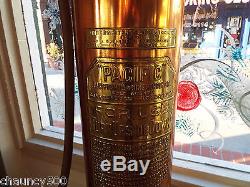 Vintage Pacific Copper & Brass Fire Extinguisher Lamp (shade not included)