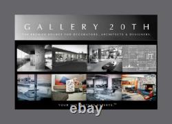 Vintage! Pair MID Century Atomic Table Lamps! Porcelain 50's MCM Gold Modern Art