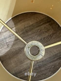 Vintage Pleated Lamp Shades Pair Stiffel Accordion Bell Mcm Art Deco 60s 70s