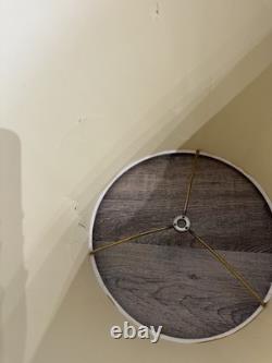 Vintage Pleated Lamp Shades Pair Stiffel Accordion Bell Mcm Art Deco 60s 70s