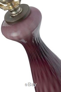 Vintage Purple Murano Glass Table Lamp, Shade Not Included