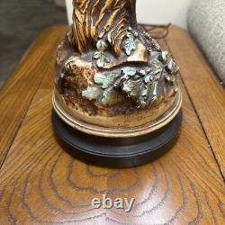 Vintage Quartite Rooster Lamp 1960 with Shade Works Mid Century Free Ship