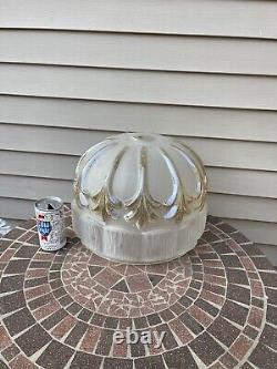 Vintage Rare 14 Antique Style Embossed Lamp Shade Flowers Design