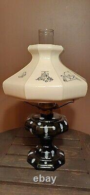Vintage Rare Drip Glaze Retro Ceramic Oil Kerosene Lamp Latern