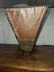 Vintage Rawhide Skin Lampshade Lamp Shade Art Deco Craftsman